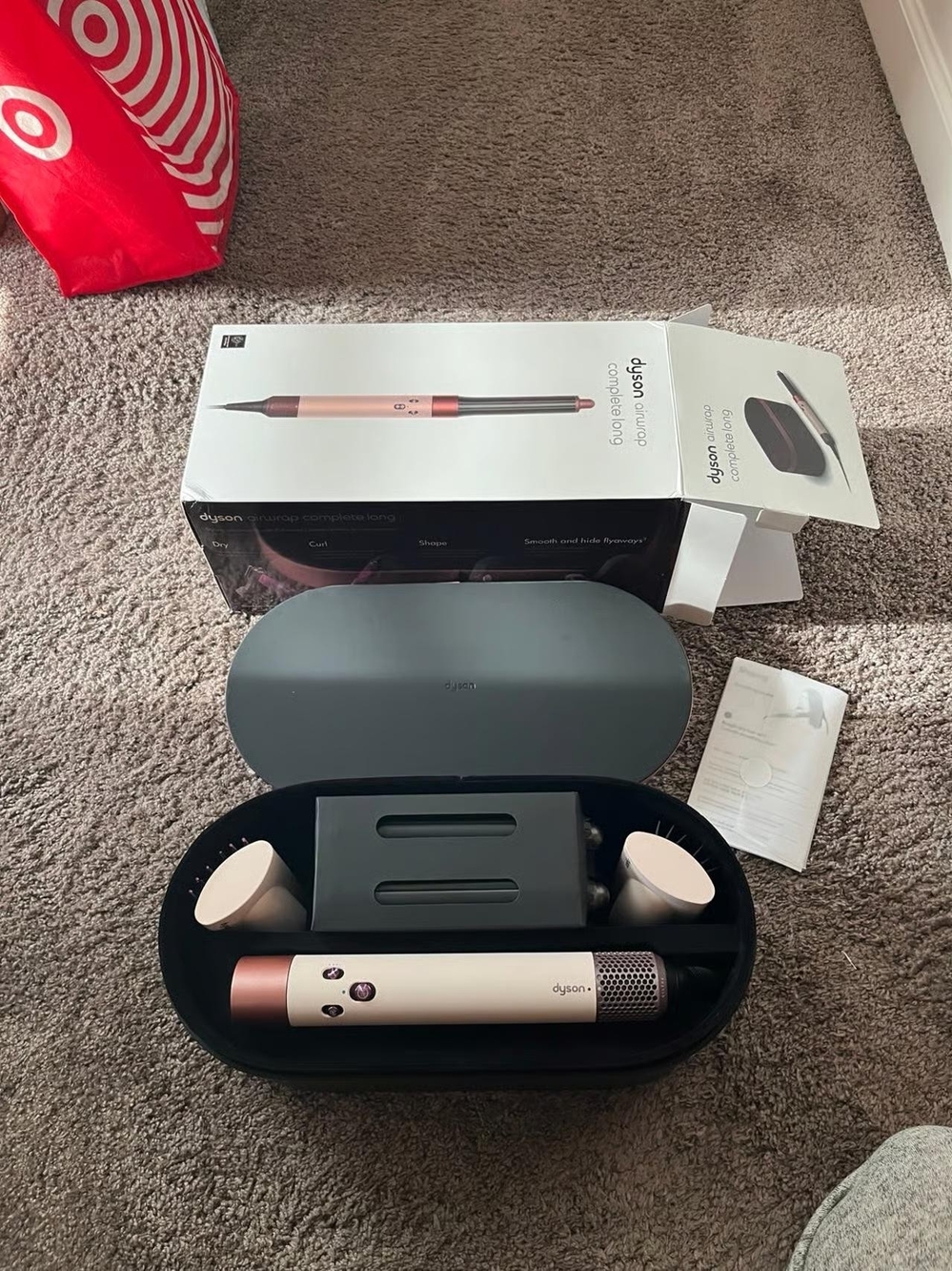 New Dyson Airwrap Multi-Styler Complete Long Ceramic Pink and Rose Gold